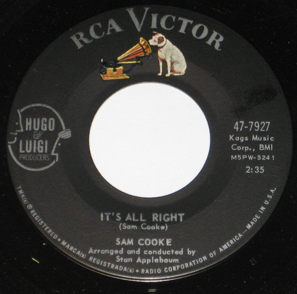 Sam Cooke : Feel It / It's All Right (7", Single)