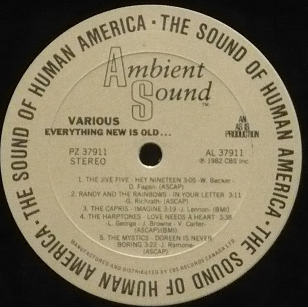 Various : Everything New Is Old...Everything Old Is New (LP, Comp)