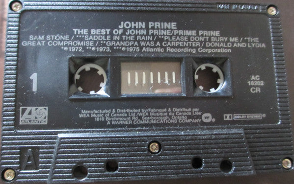John Prine : Prime Prine - The Best Of John Prine (Cass, Comp, Dol)