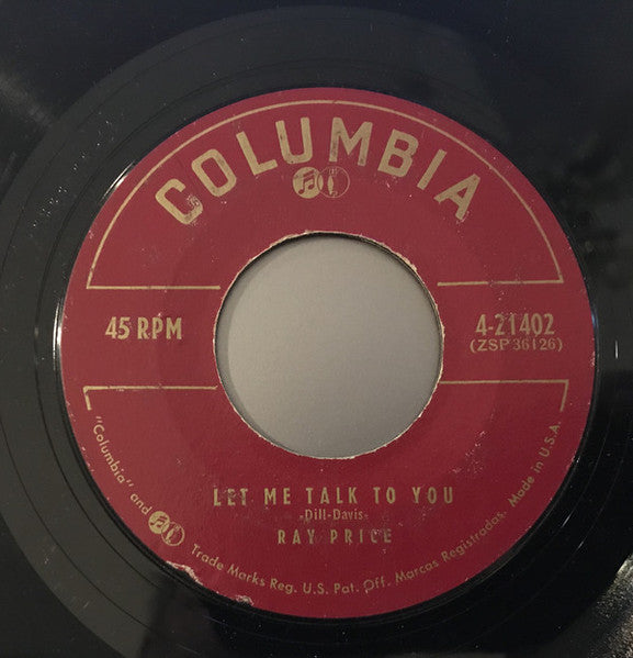 Ray Price : Sweet Little Miss Blue Eyes / Let Me Talk To You (7", Single, Mono, Styrene)