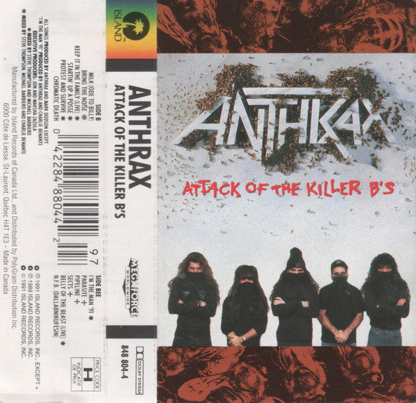 Anthrax : Attack Of The Killer B's (Cass, Comp)