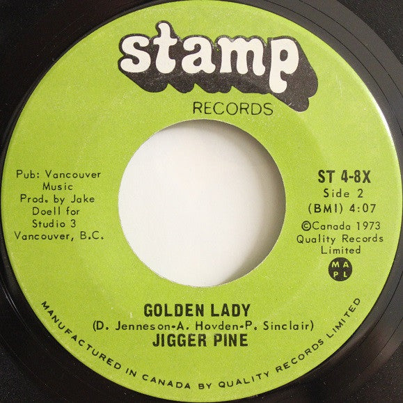 Jigger Pine : Sourdough Rendezvous (7")