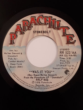 Stonebolt : Love Struck (7", Single)