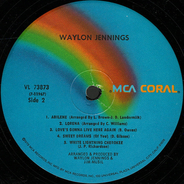 Waylon Jennings : Waylon Jennings (LP, Album, RE)