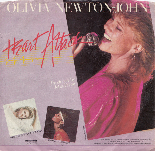 Olivia Newton-John : Heart Attack (7", Single)