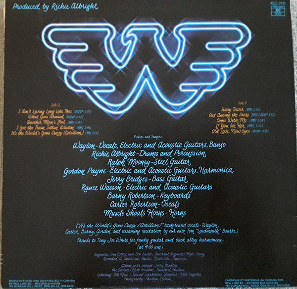 Waylon Jennings : What Goes Around Comes Around (LP, Album)
