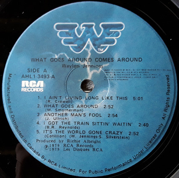 Waylon Jennings : What Goes Around Comes Around (LP, Album)