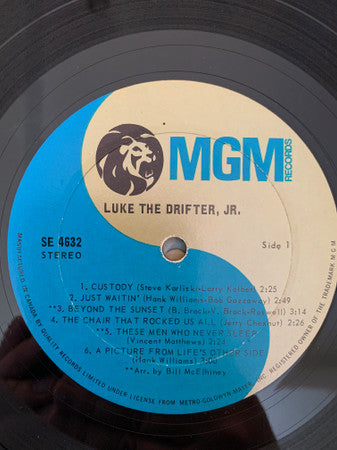 Luke The Drifter, Jr : Luke The Drifter, Jr. Vol. 2 (LP, Album)