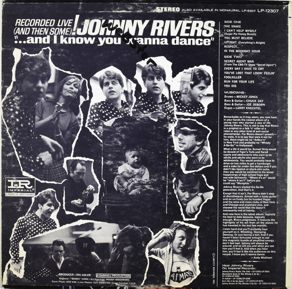 Johnny Rivers : ...And I Know You Wanna Dance (LP, Album, RE)