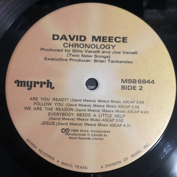 David Meece : Chronology (LP, Comp)