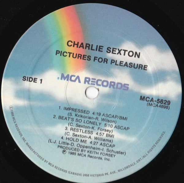 Charlie Sexton : Pictures For Pleasure (LP, Album)