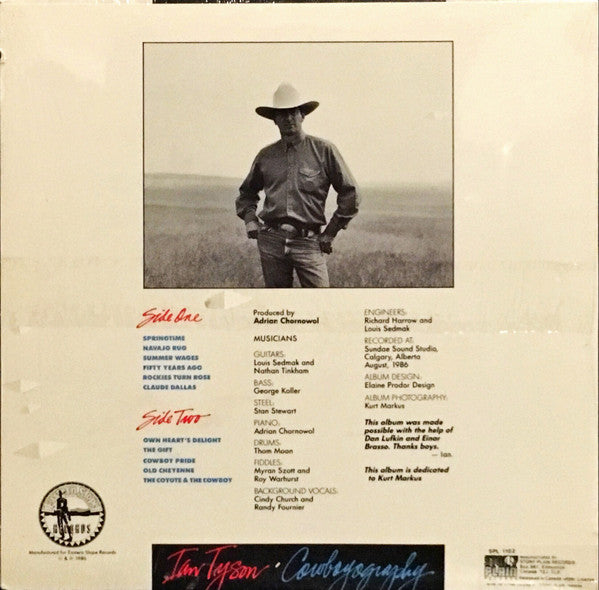 Ian Tyson : Cowboyography (LP, Album)