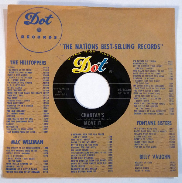 The Chantays : Pipeline / Move It (7", Single, RE, Ind)