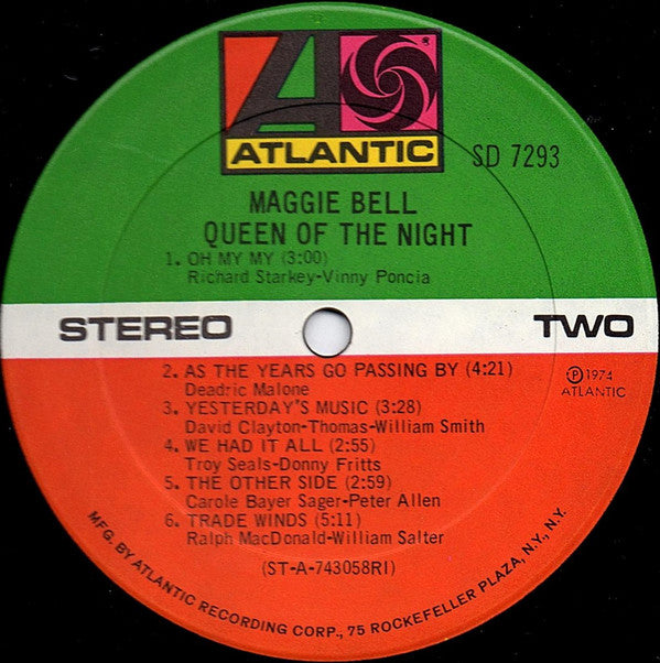Maggie Bell : Queen Of The Night (LP, Album, Ric)