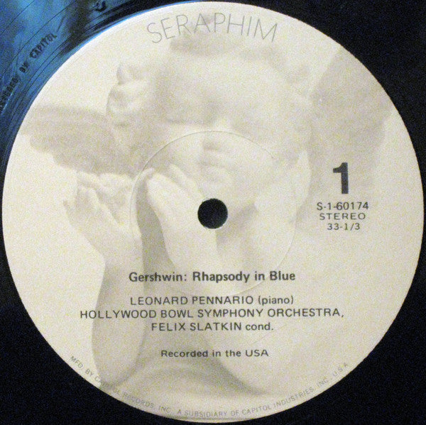 Gershwin* - Leonard Pennario - Felix Slatkin And Hollywood Bowl Symphony Orchestra* : Rhapsody In Blue / An American In Paris (LP)
