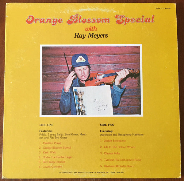 Ray Meyers : Orange Blossom Special With Ray Meyers (LP, Unofficial)