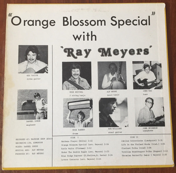 Ray Meyers : Orange Blossom Special With Ray Meyers (LP, Unofficial)