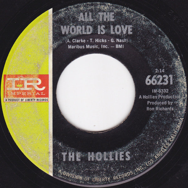 The Hollies : On A Carousel (7", Single, Mono, Rai)