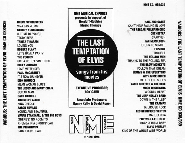 Various : The Last Temptation Of Elvis (2xCD, Album)