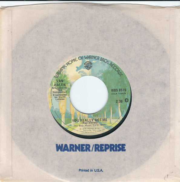 Van Halen : You Really Got Me (7", Single, Los)