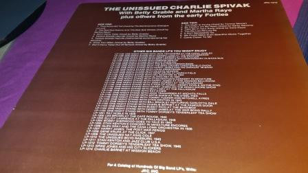 Charlie Spivak : The Unissued Charlie Spivak (LP, Mono)
