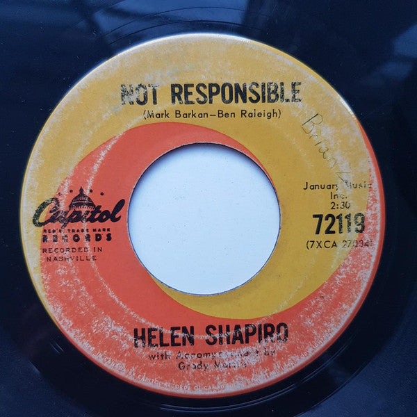 Helen Shapiro : No Trespassing (7", Single)