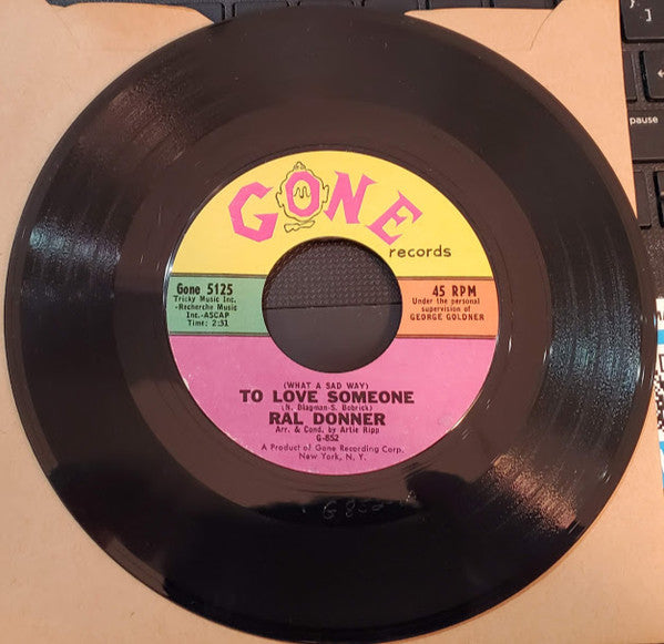 Ral Donner : Will You Love Me In Heaven / To Love Someone (7", Single)