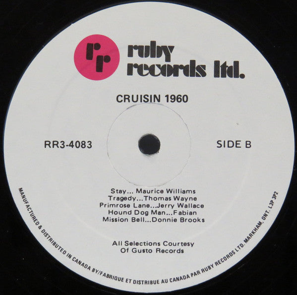Various : Cruisin' 1960 (LP, Comp)