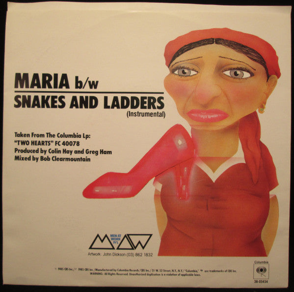 Men At Work : Maria (7", Single, Styrene)