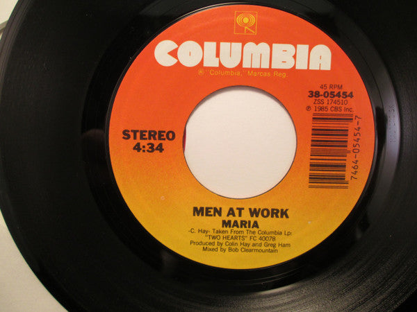 Men At Work : Maria (7", Single, Styrene)