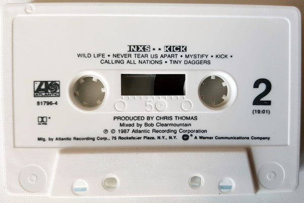 INXS : Kick (Cass, Album,  Wh)