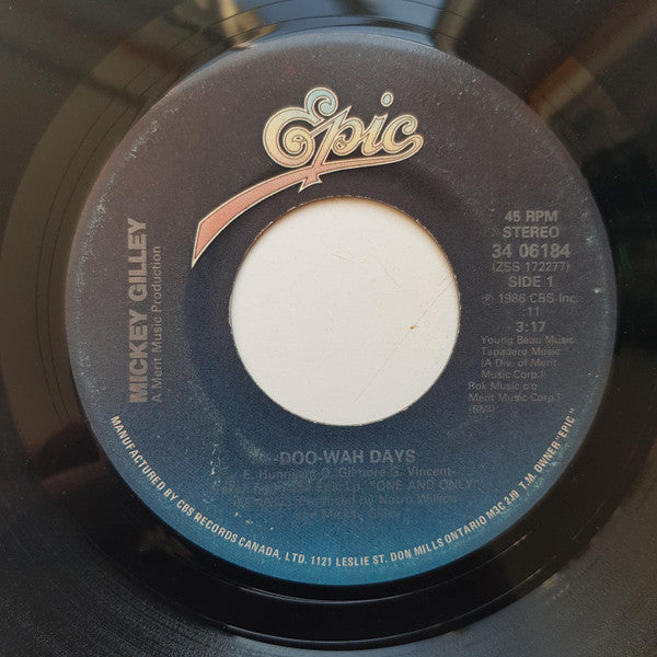 Mickey Gilley : Doo-Wah Days (7", Single)