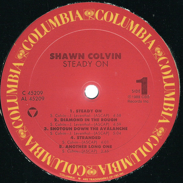 Shawn Colvin : Steady On (LP, Album, Car)