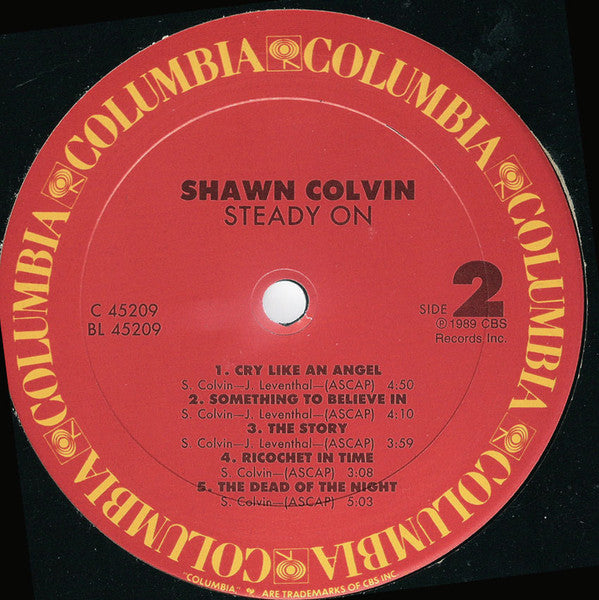 Shawn Colvin : Steady On (LP, Album, Car)