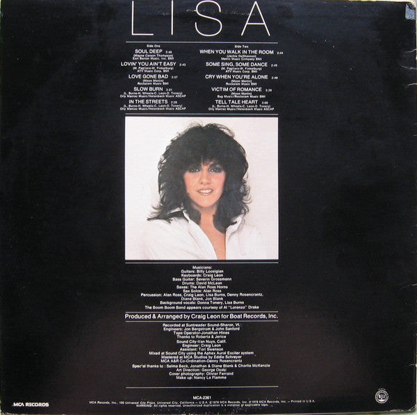 Lisa Burns : Lisa Burns (LP, Album)