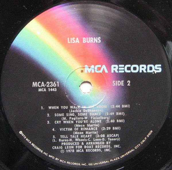 Lisa Burns : Lisa Burns (LP, Album)