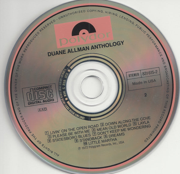 Duane Allman : An Anthology (2xCD, Comp)