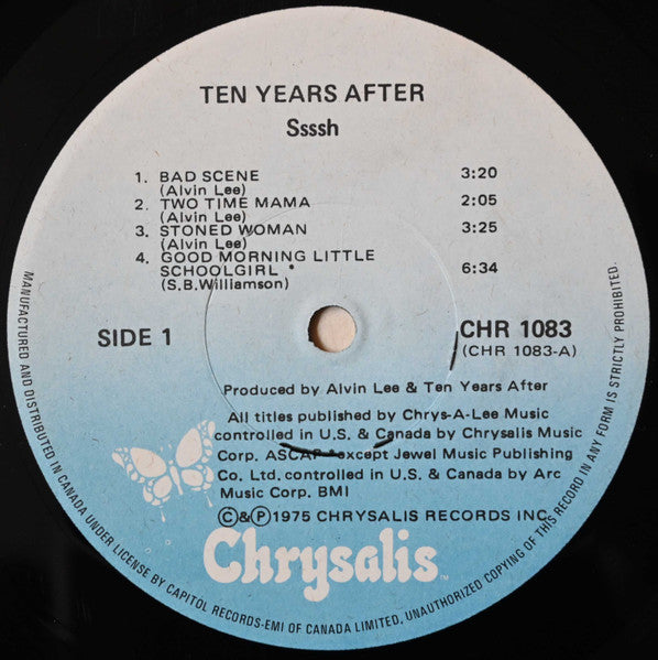 Ten Years After : Ssssh. (LP, Album, RE)