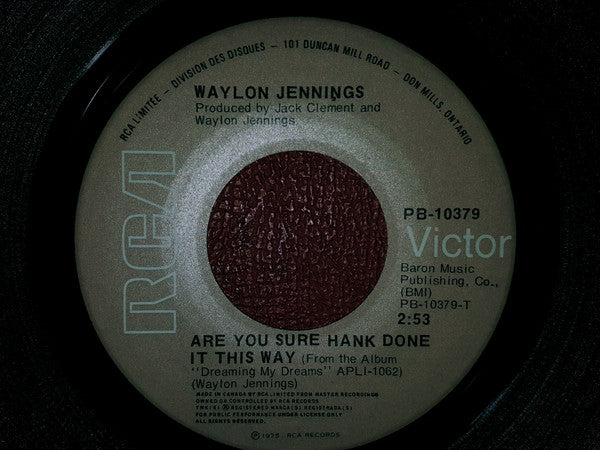 Waylon Jennings : Bob Wills Is Still The King (7")