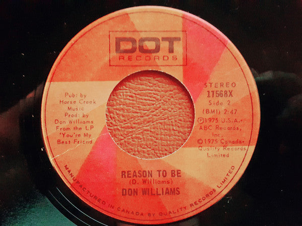 Don Williams (2) : (Turn Out The Light And) Love Me Tonight (7", Single)