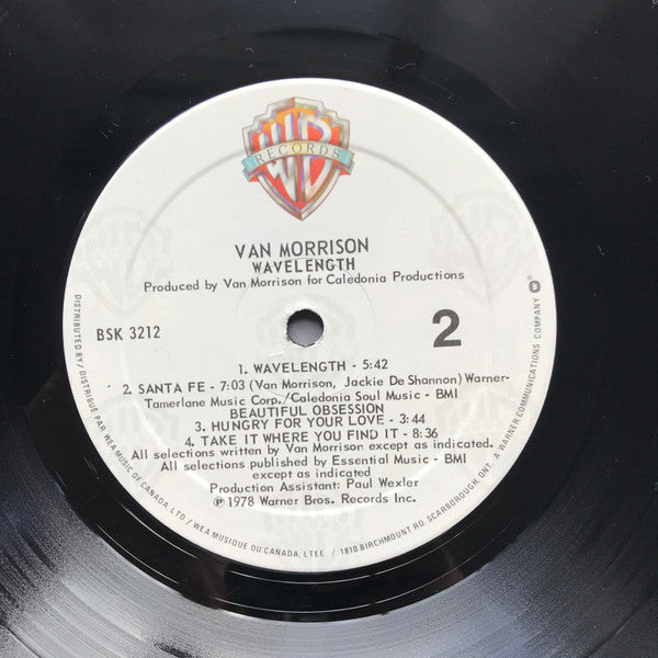 Van Morrison : Wavelength (LP, Album, RE)