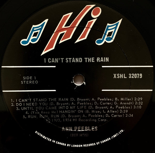 Ann Peebles : I Can't Stand The Rain (LP, Album)