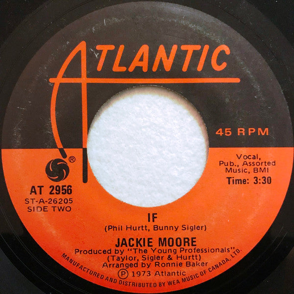 Jackie Moore : Sweet Charlie Babe (7", Single)