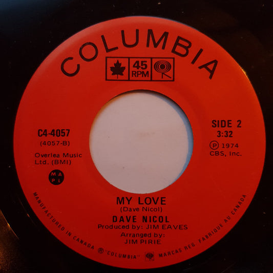 Dave Nicol : Mexico / My Love (7", Single)