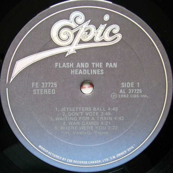 Flash & The Pan : Headlines (LP, Album)