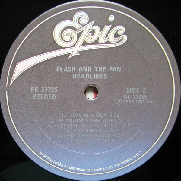 Flash & The Pan : Headlines (LP, Album)