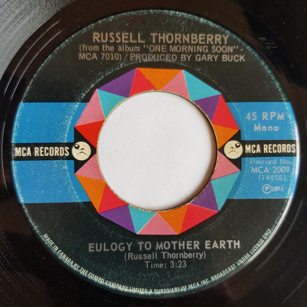 Russell Thornberry : Roseline / Eulogy To Mother Earth (7", Single)