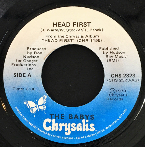 The Babys : Head First (7", Single)