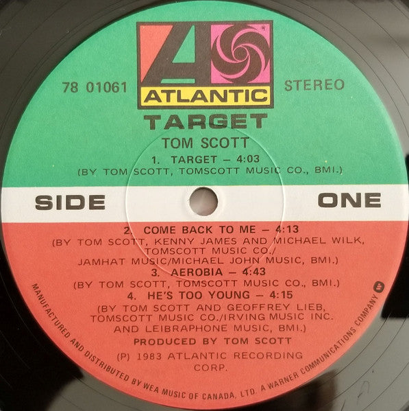 Tom Scott : Target (LP, Album)