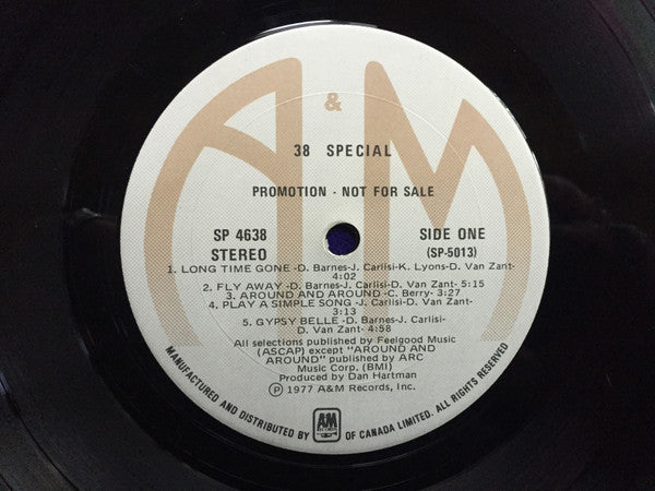 38 Special (2) : 38 Special (LP, Album, Promo)